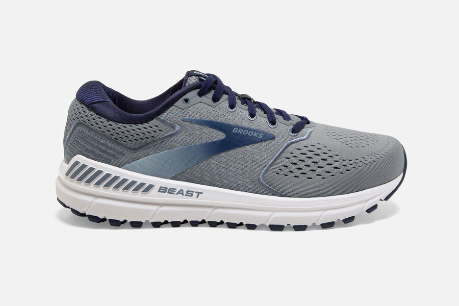 Brooks Beast '20 Mens Australia - Road Running Shoes - Blue/Grey/Navy (491-KFYWD)